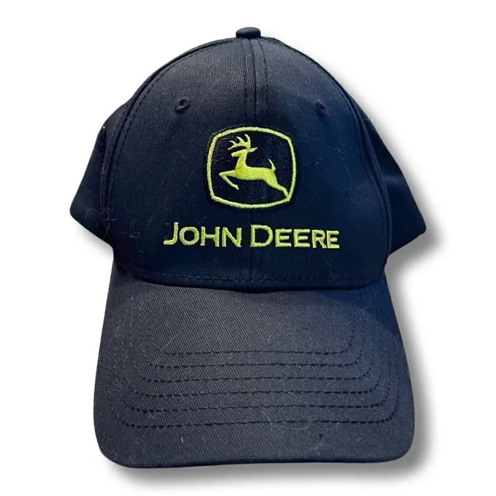 John Deere Embroidered Snap Back Hat - Picture 3 of 8